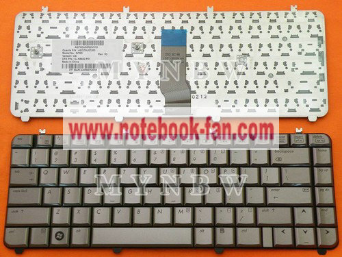 New HP DV5-1000 Keyboard US Coffee QT6A AEQ76U00290